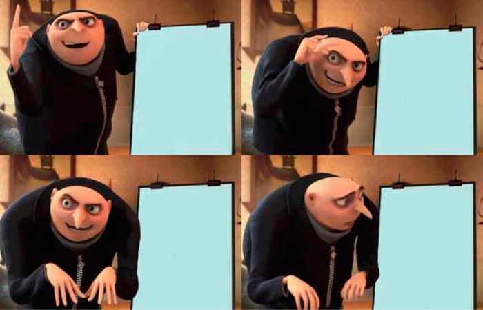 Gru's Plan meme about Earthling Co